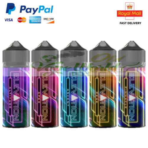 ELEVATION E Liquid 100ML E-Juice Shortfills - VAPEDADDY