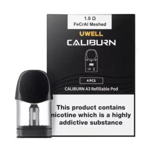 Uwell Caliburn A3 Replacement Pods https://vapedaddy.uk/